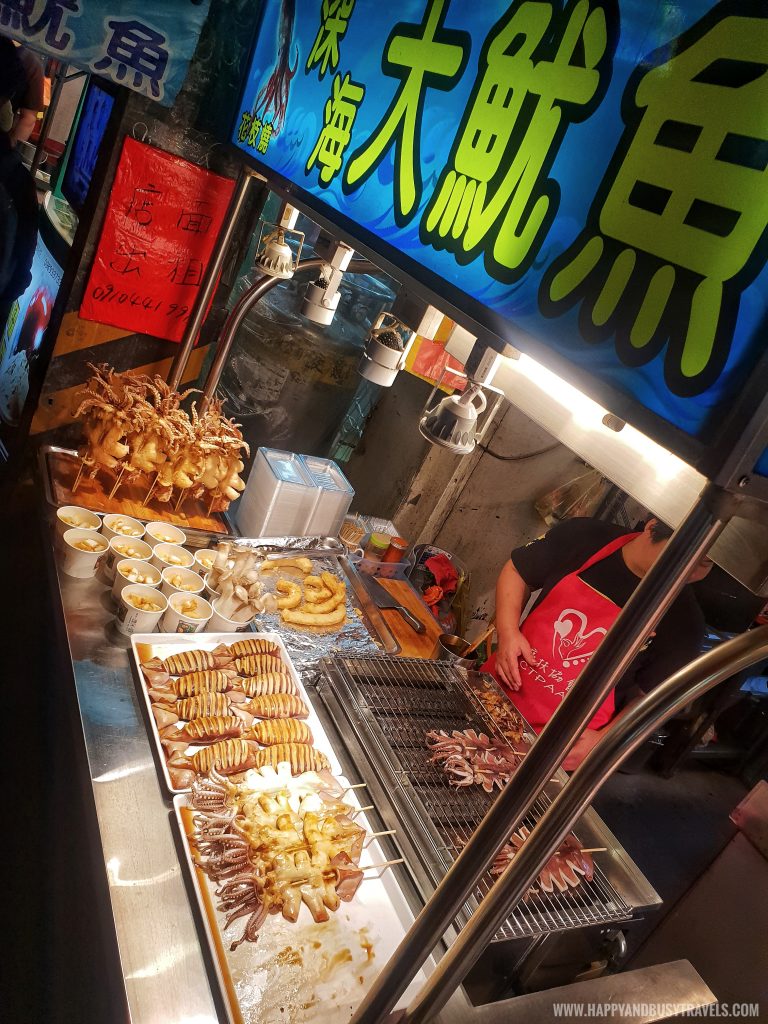 grilled squid Shilin Night Market Food Trip Happy and Busy Travels to Taiwan