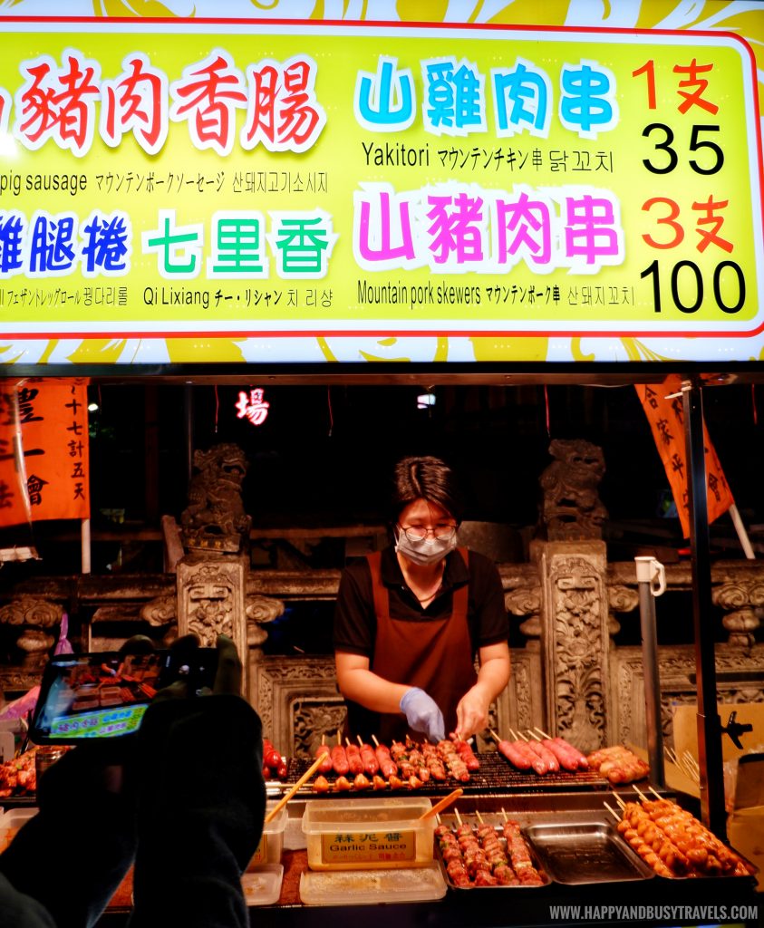 grilled meat Shilin Night Market Food Trip Happy and Busy Travels to Taiwan