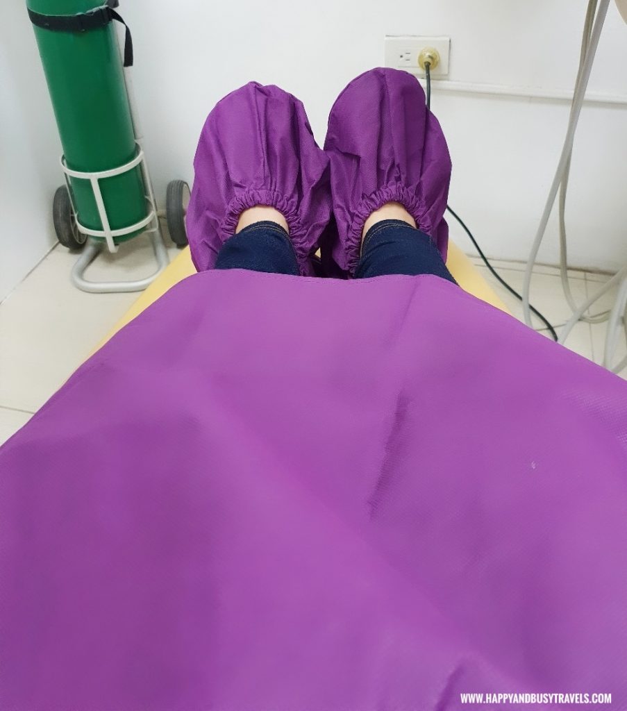 Dentist appointment during pandemic COVID 19 in PPE Happy and Busy Travels