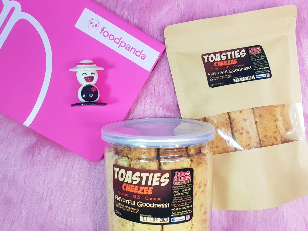 Foodpanda now in Cavite toasties cakes and cakes bakeshop Happy and Busy Travels Review