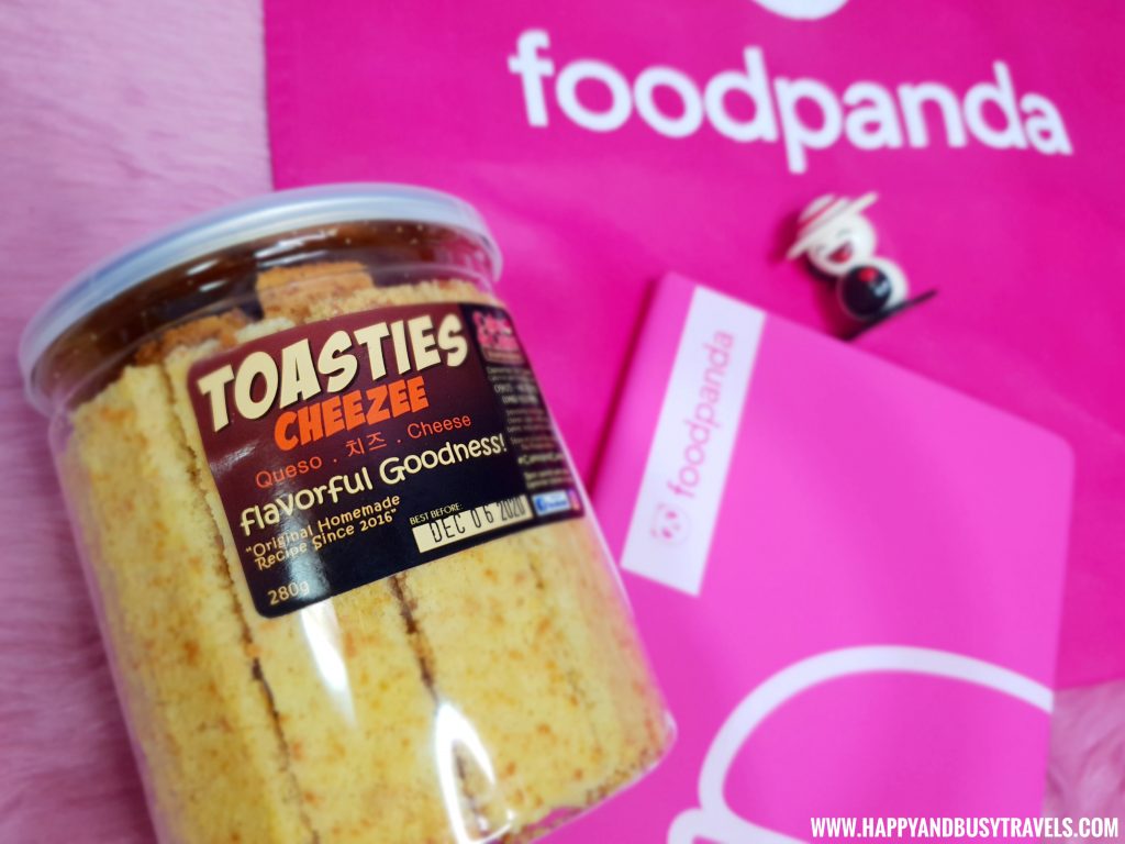 Foodpanda now in Cavite toasties cakes and cakes bakeshop Happy and Busy Travels Review