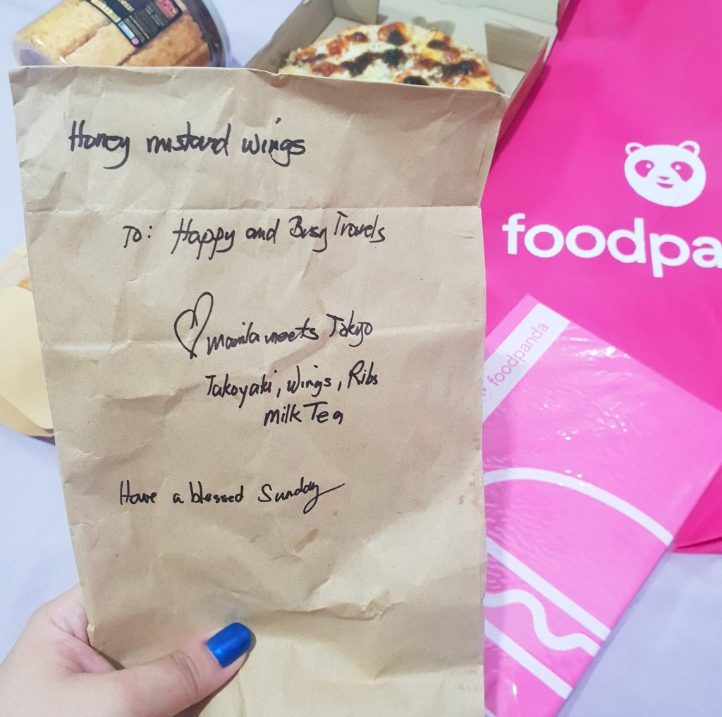 Foodpanda now in Cavite honey mustard chicken wings manila meets tokyo Happy and Busy Travels Review