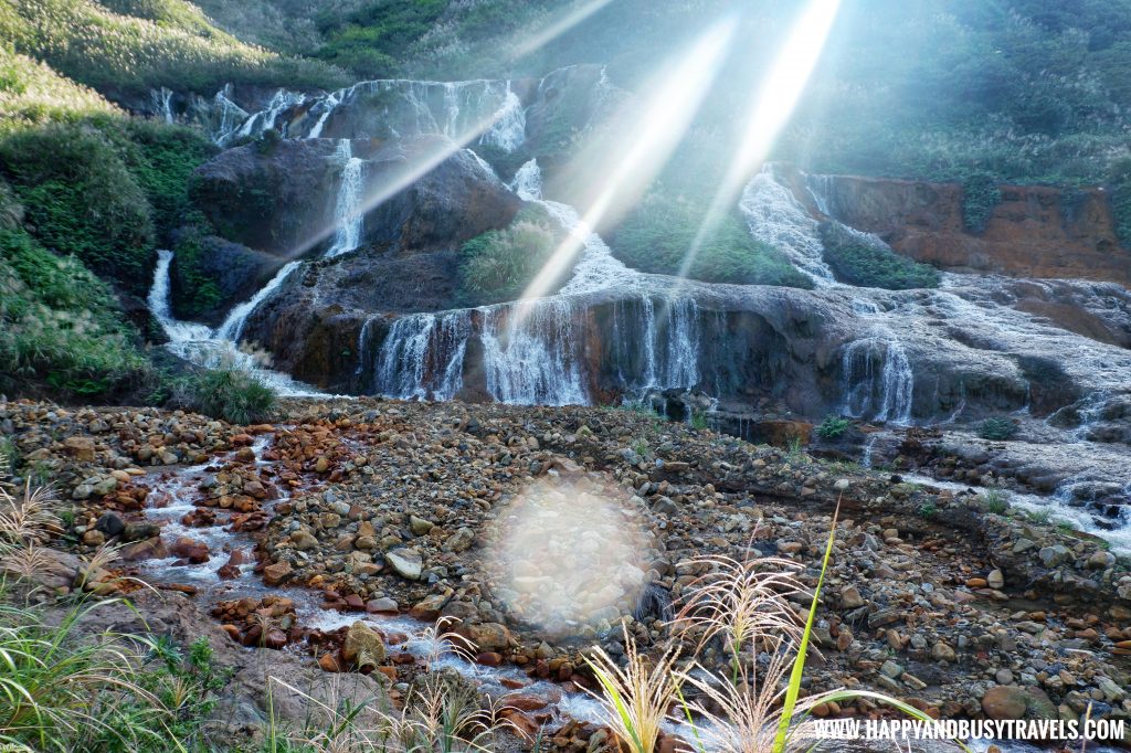 Golden Waterfall in Ruifang District Taiwan Happy and Busy Travels