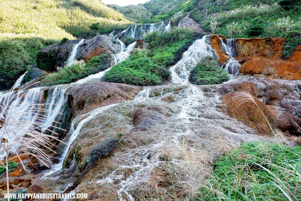 Golden Waterfall in Ruifang District Taiwan Happy and Busy Travels