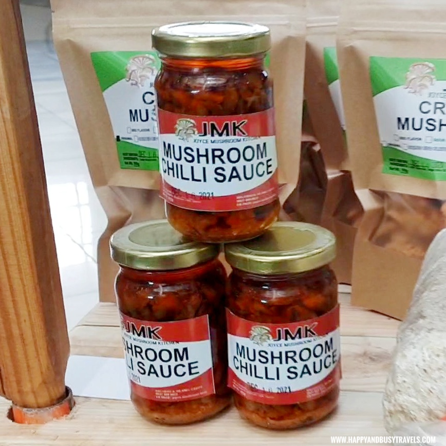 mushroom chili sauce joyce mushroom kitchen Happy Garden SM Dasmarinas Cavite Plantito plantita plants expo and fresh produce happy and busy travels experience