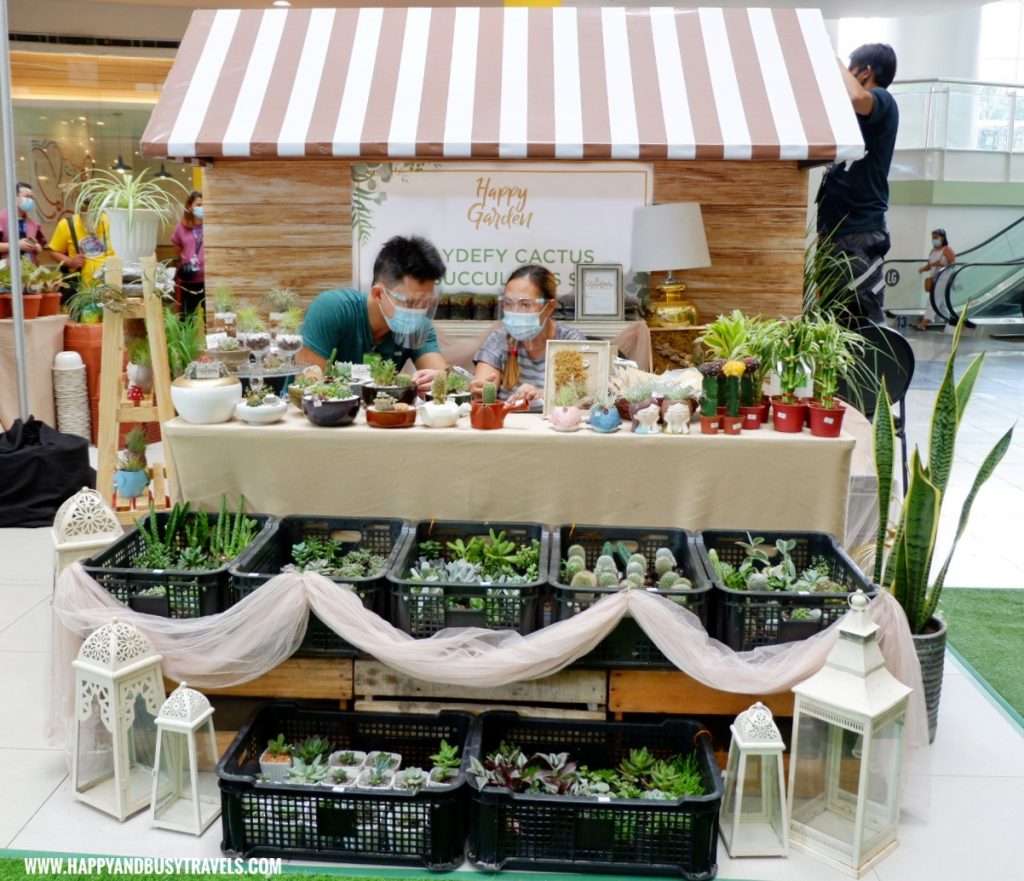 claydefy cactus and succulents store Happy Garden SM Dasmarinas Cavite Plantito plantita plants expo and fresh produce happy and busy travels experience