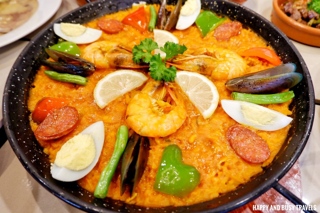 Paella Valenciana Galli Spanish Restaurant Tagaytay - Happy and Busy Travels Review