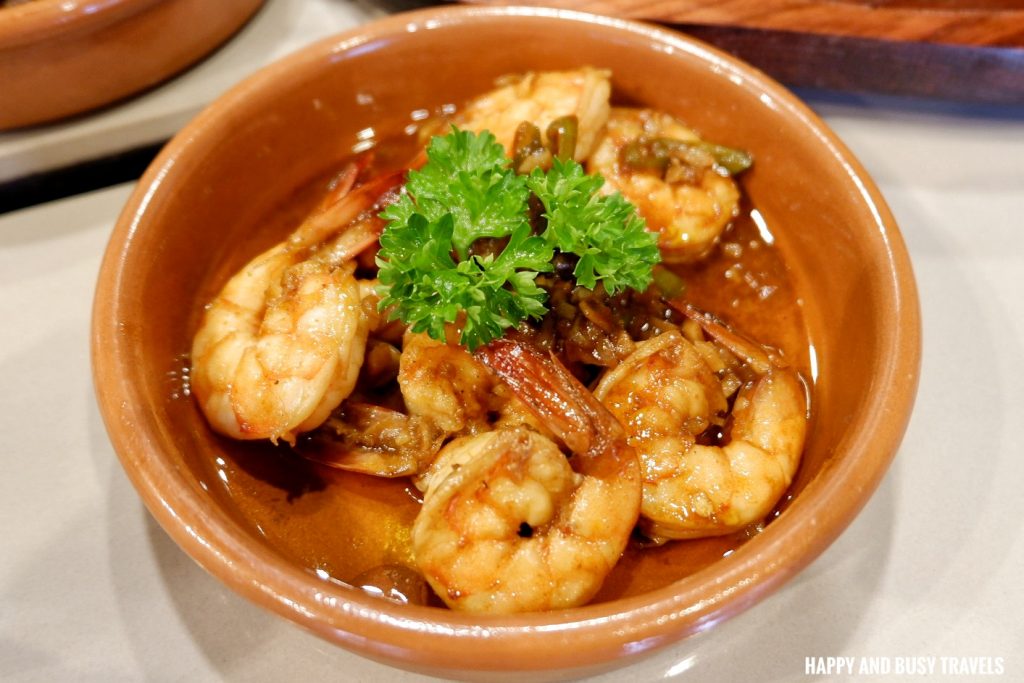 Shrimp Gambas Galli Spanish Restaurant Tagaytay - Happy and Busy Travels Review