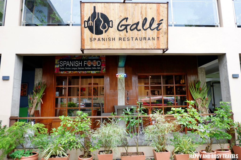 Galli Spanish Restaurant Tagaytay - Happy and Busy Travels Review