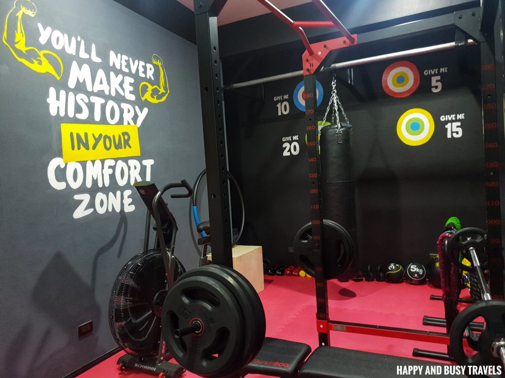 gym Unwnd Lux Hostel Poblacion Makati - Happy and Busy Travels review