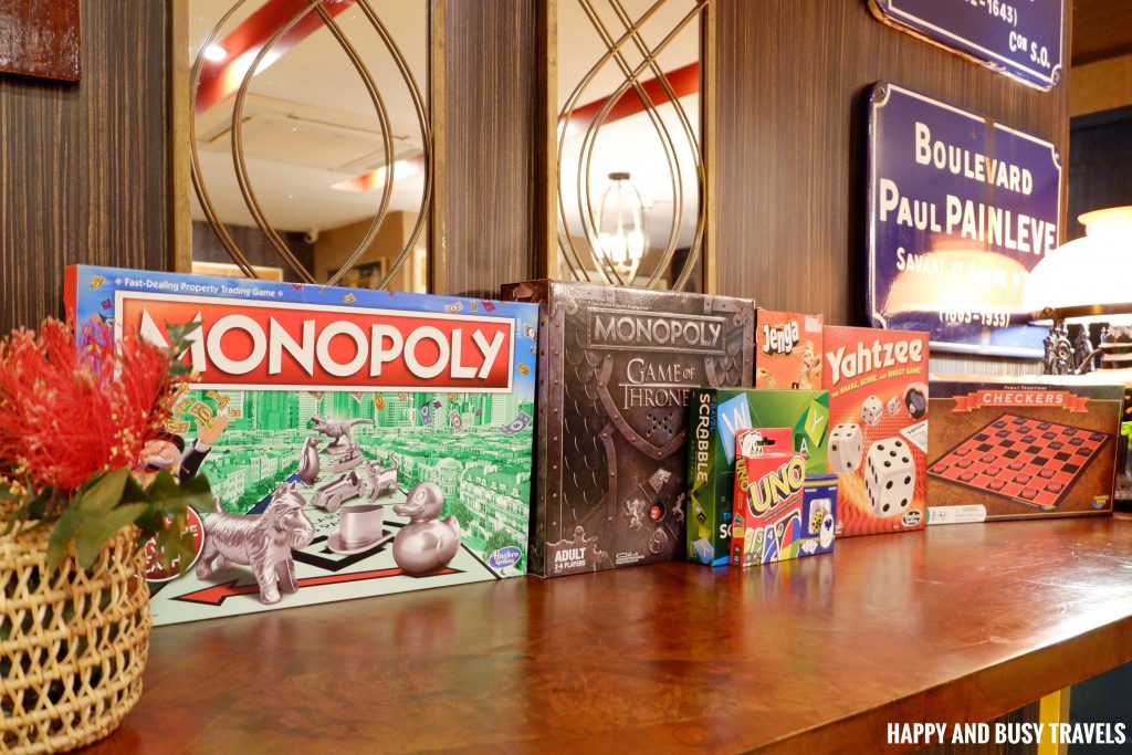 Board Games Unwnd Lux Hostel Poblacion Makati - Happy and Busy Travels review