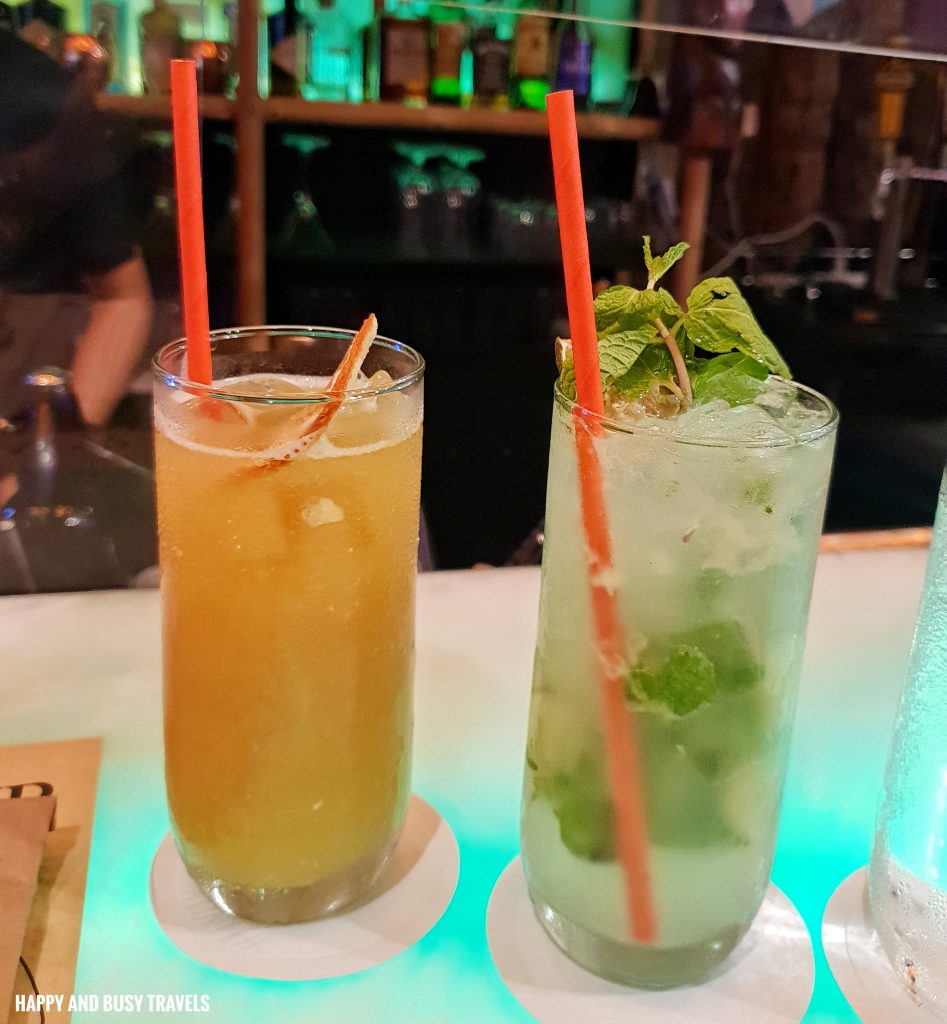 WYP Restaurant What's your poison Poblacion Makati - Orange juice Php 150 Mojito - Happy and Busy Travels