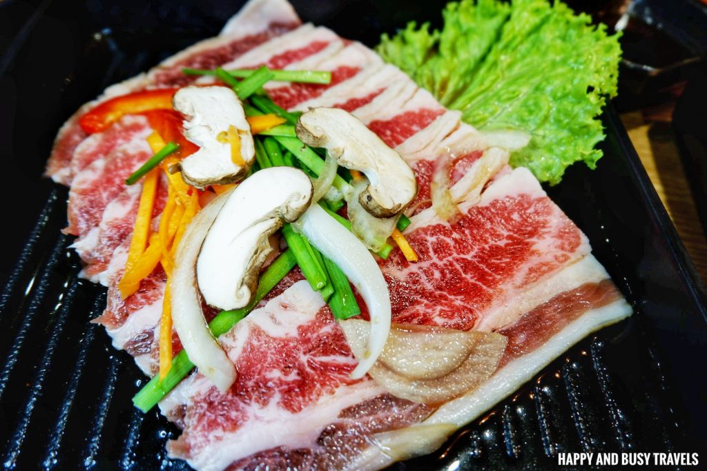 Beef samgyupsal Jin Joo Korean Grill - Happy and Busy Travels