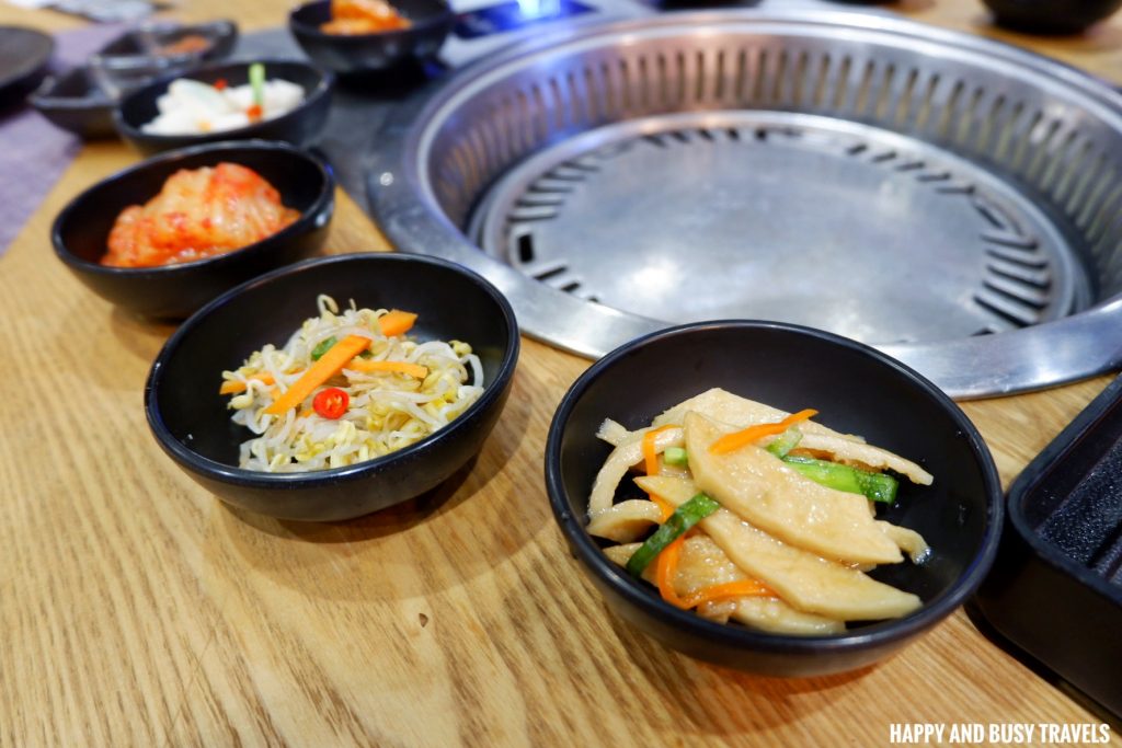 sides samgyupsal Jin Joo Korean Grill - Happy and Busy Travels