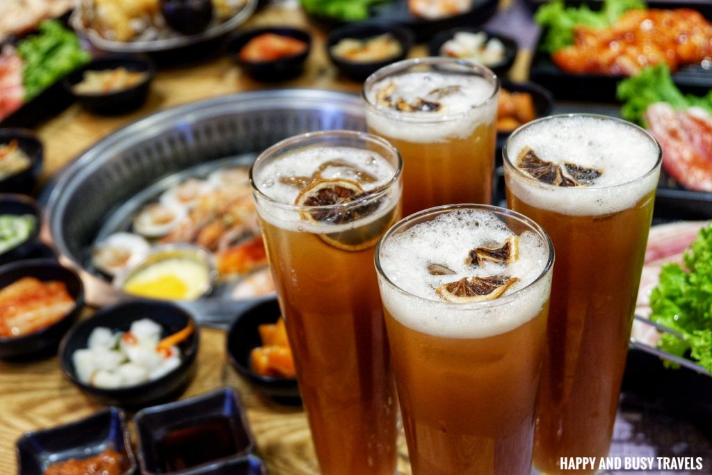 Iced Tea Jin Joo Korean Grill - Happy and Busy Travels