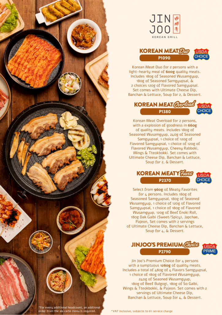 cooked food menu Jin Joo Korean Grill - Happy and Busy Travels