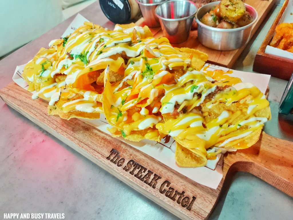 Cheesy Nachos The Steak Cartel Calamba Laguna - Happy and Busy Travels