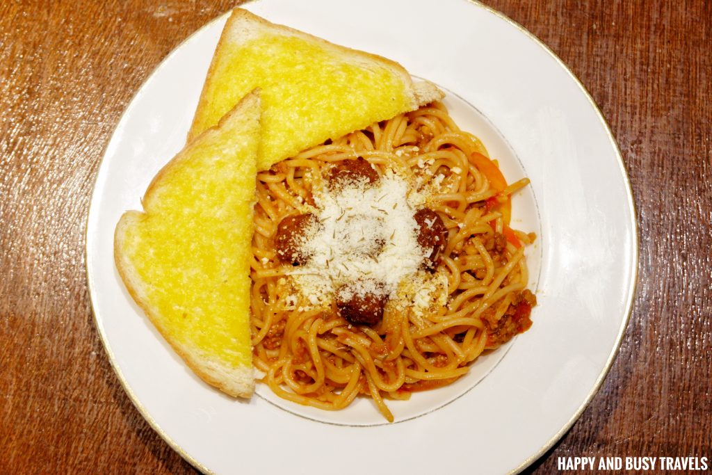 Meat Balls Spaghetti Brewista Cafe Lipa - Happy and Busy Travels Batangas