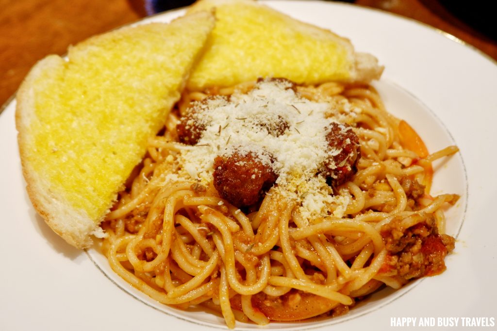 Meat Balls Spaghetti Brewista Cafe Lipa - Happy and Busy Travels Batangas