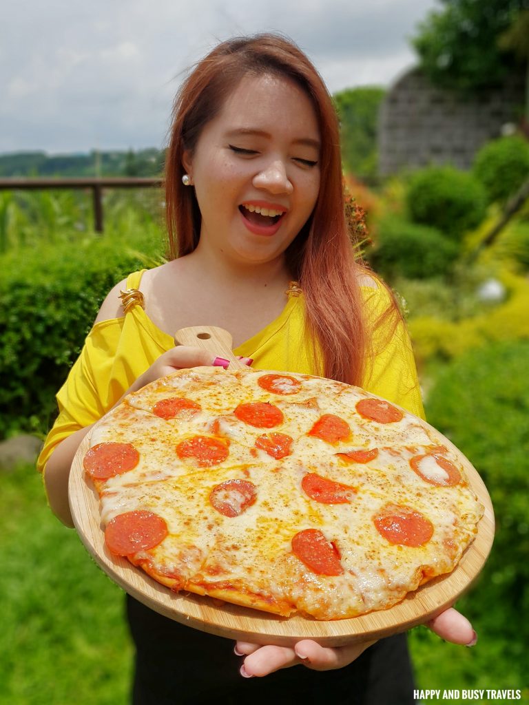 Peperoni Pizza Guadas Bistro - Happy and Busy Travels Where to eat in Tagaytay