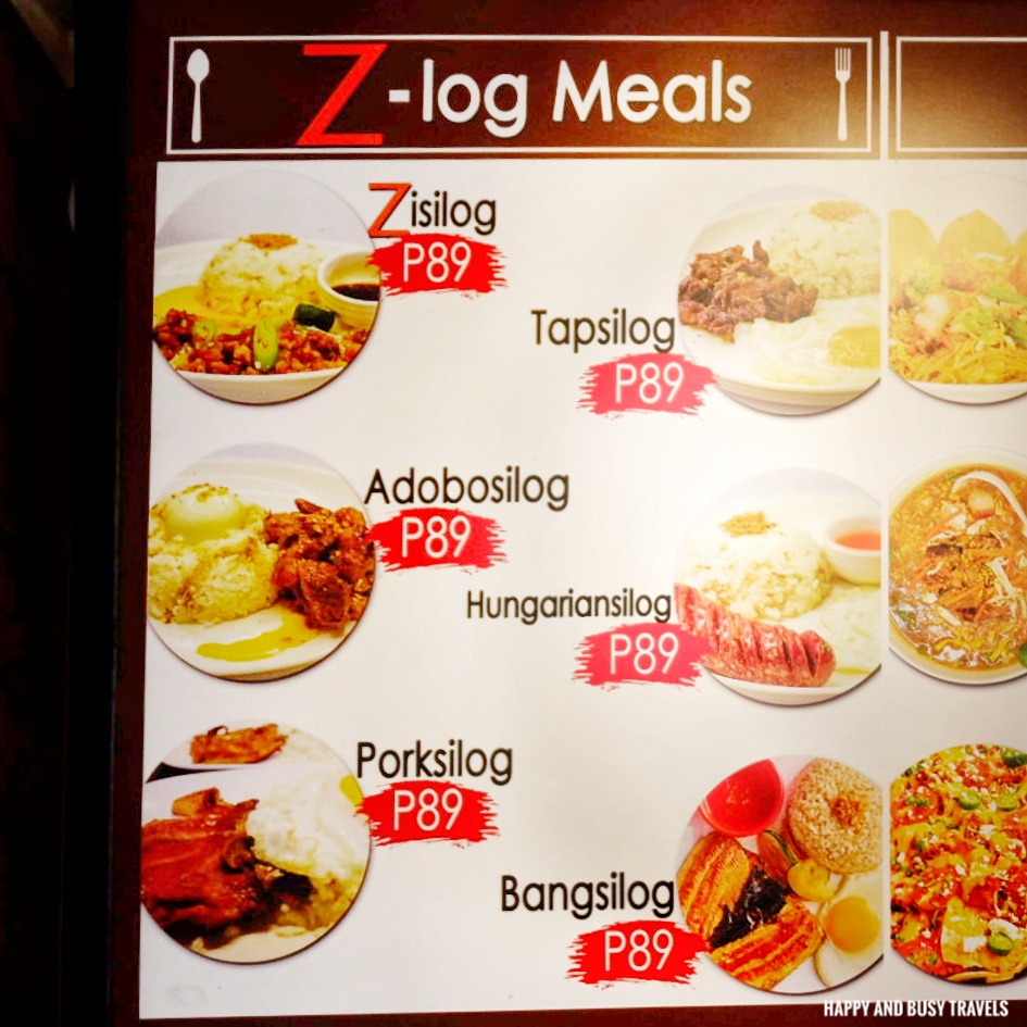 menu AndrewZ Cafe - Happy and Busy Travels Silang Cavite Where to eat in Cavite