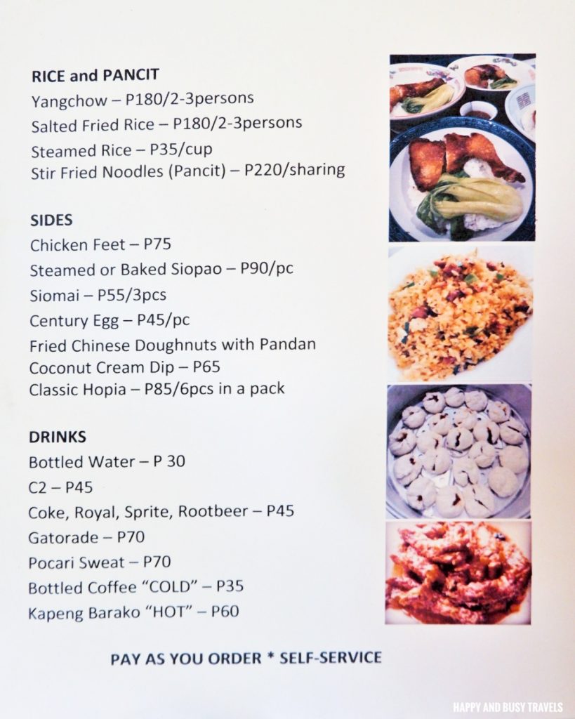 menu The Red Star Cafe Tagaytay - Happy and Busy Travels