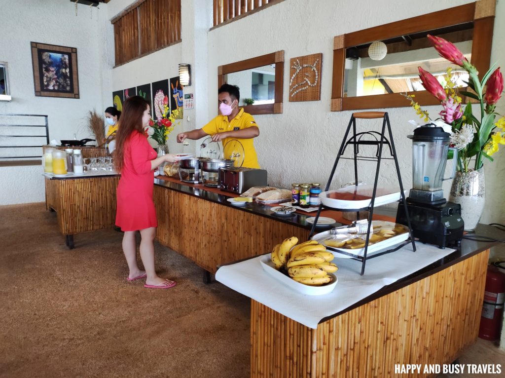 buffet breakfast Buceo Anilao - Happy and Busy Travels Where to stay in Batangas Where to Dive in Batangas