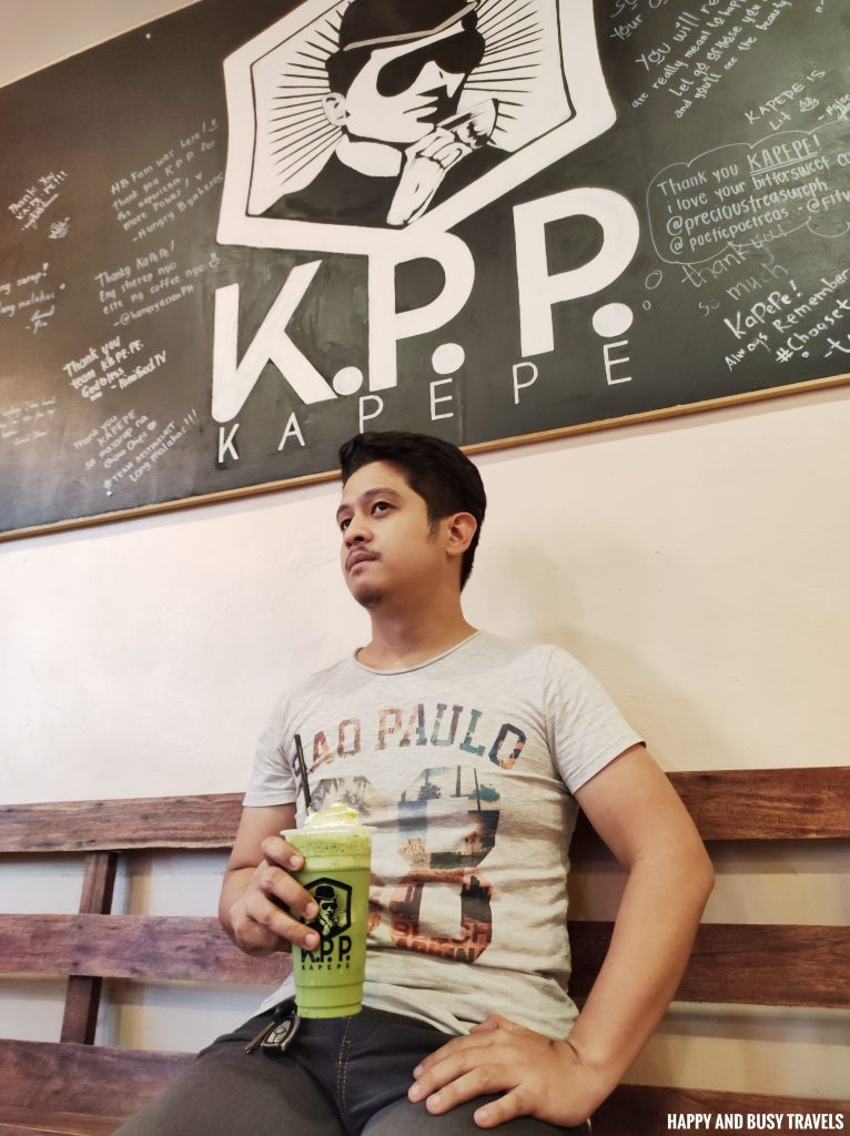 Matcha Frappe Kapepe Coffee - Happy and Busy Travels Where to Eat in Noveleta Cavite