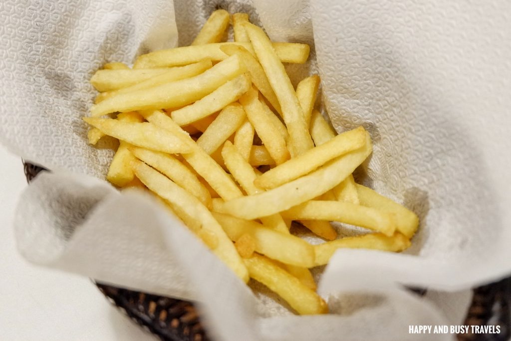 French fries Sky View restaurant and bar Scandi Divers - Where to stay eat in Puerto Galera Lalaguna - Happy and Busy Travels