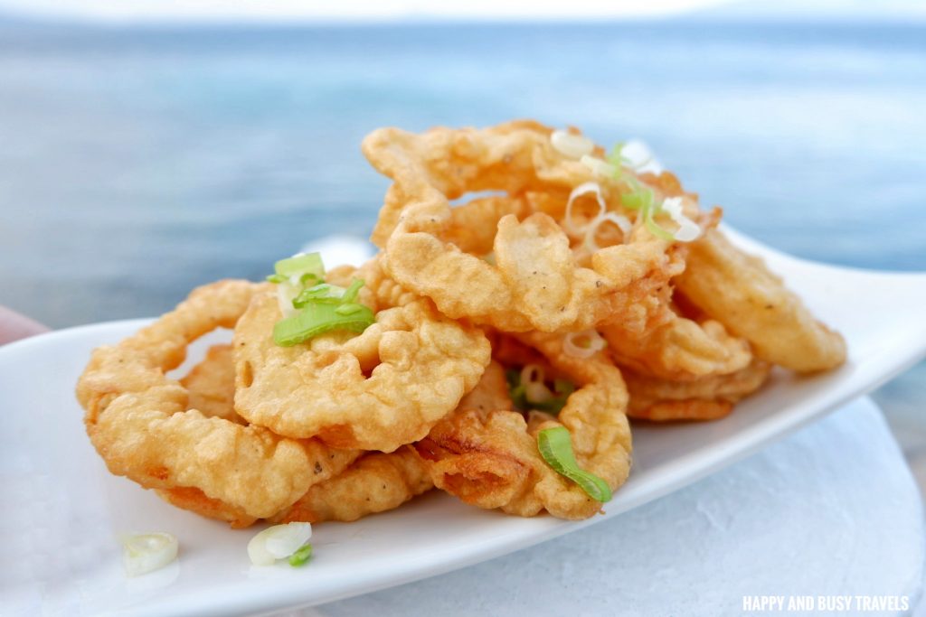 onion rings Sky View restaurant and bar Scandi Divers - Where to stay eat in Puerto Galera Lalaguna - Happy and Busy Travels