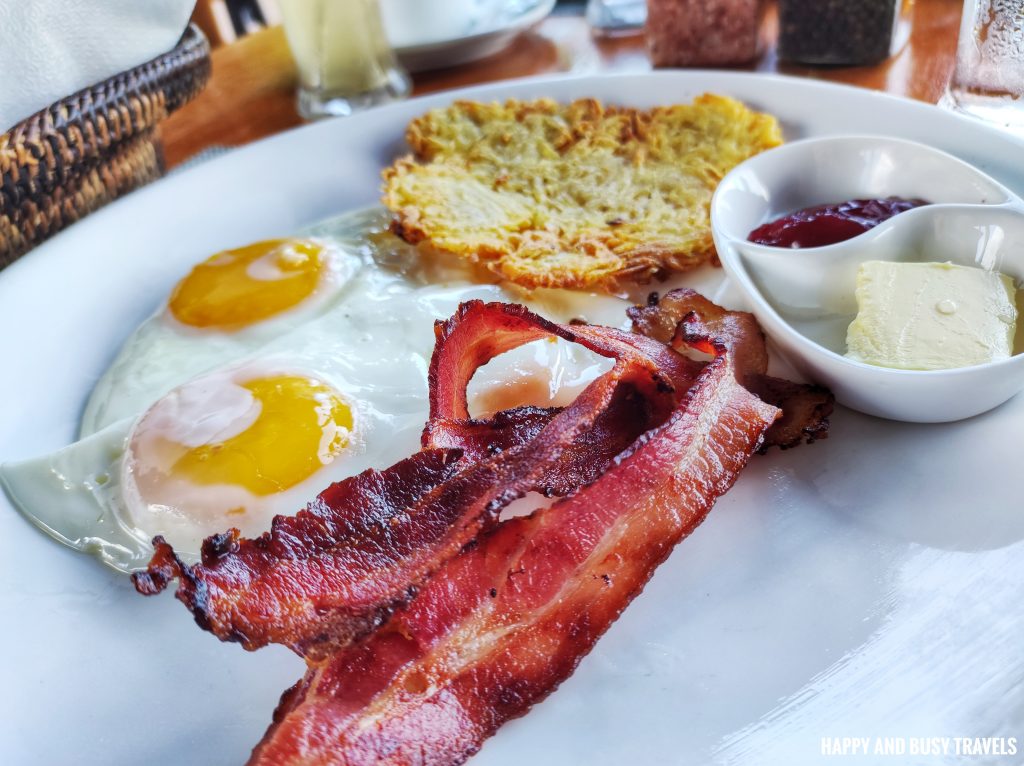 american breakfast Sky View restaurant and bar Scandi Divers - Where to stay eat in Puerto Galera Lalaguna - Happy and Busy Travels