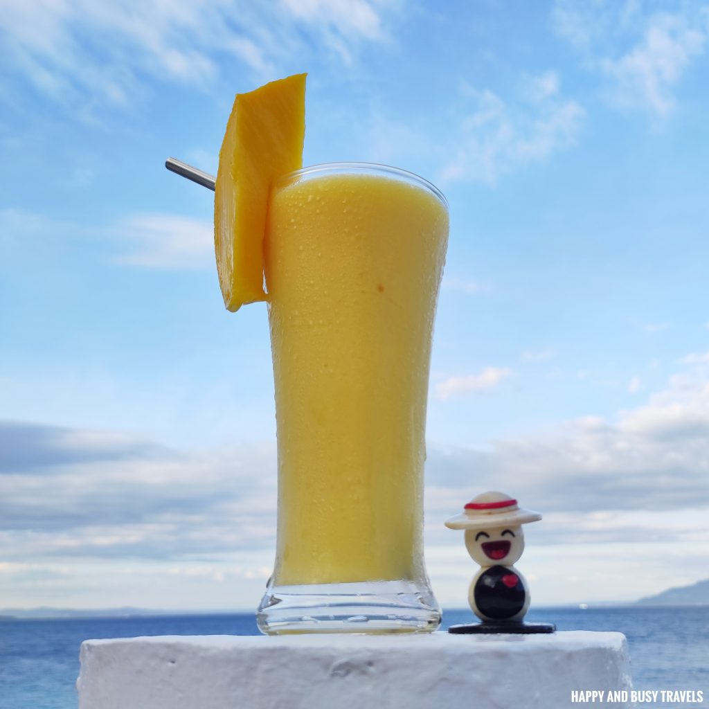 Mango Shake Sky View restaurant and bar Scandi Divers - Where to stay eat in Puerto Galera Lalaguna - Happy and Busy Travels