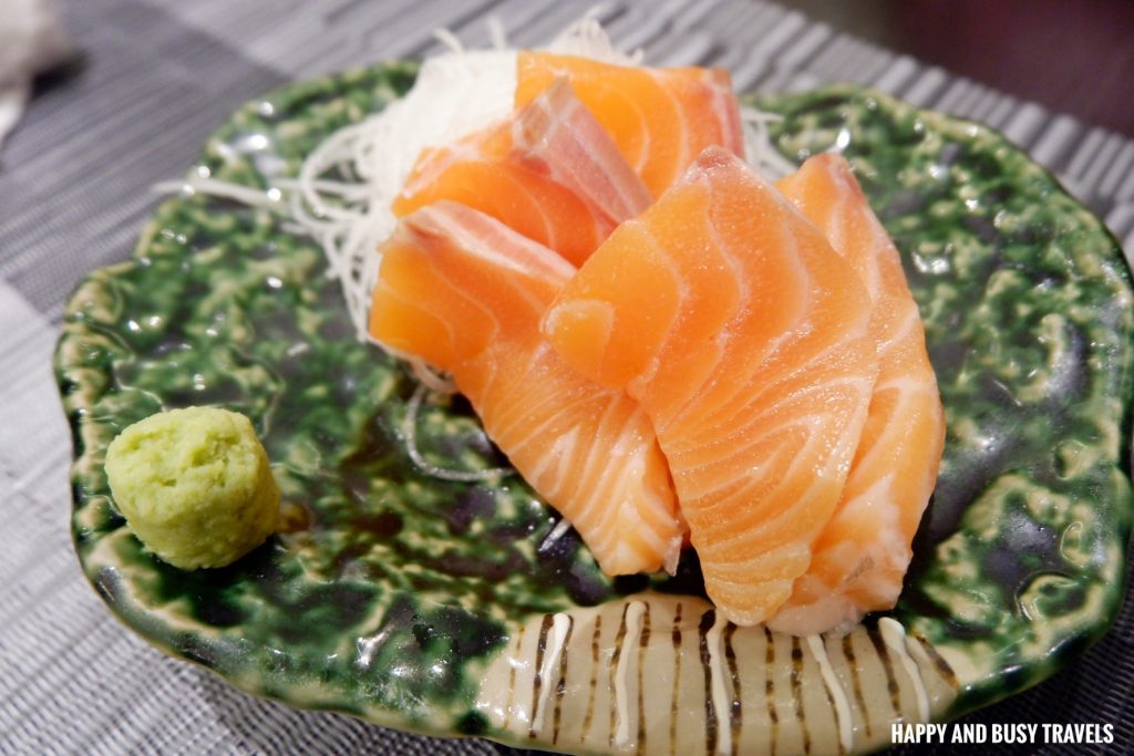Salmon Sashimi Suijin Japanese Restaurant 酔仁 - Happy and Busy Travels Where to eat in Carmona Cavite