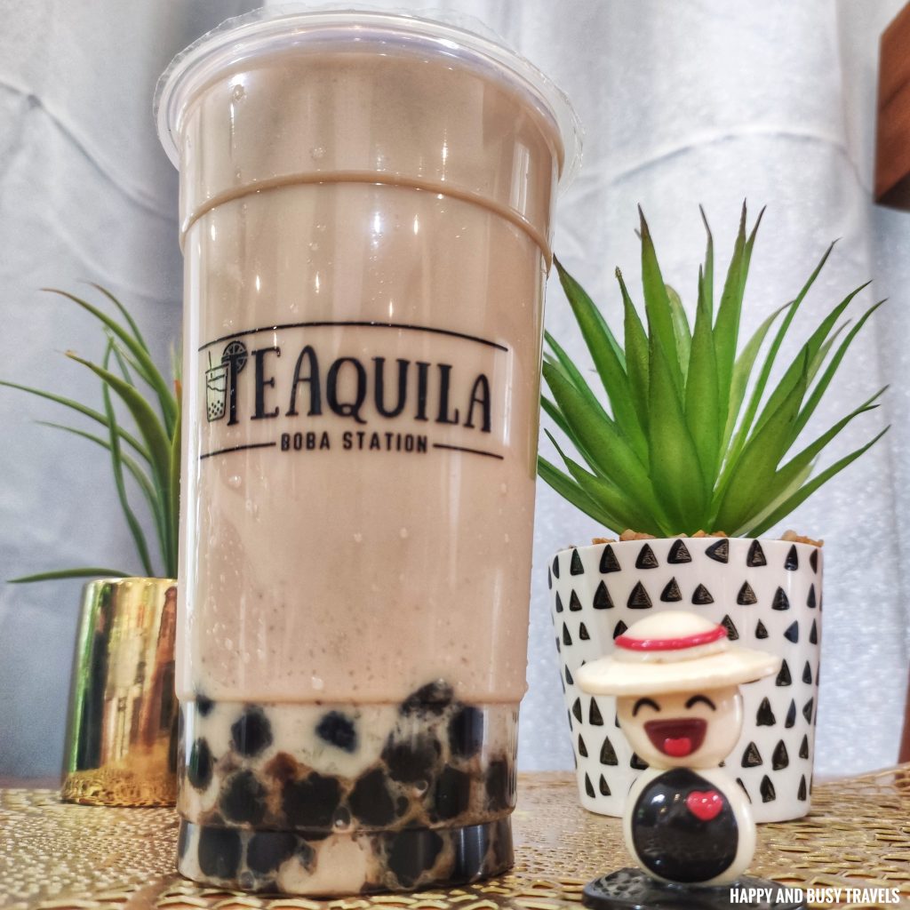 Salted Caramel TEAquila Boba Station - alcoholic Milk tea drink in Dasmarinas Cavite - Happy and Busy Travels