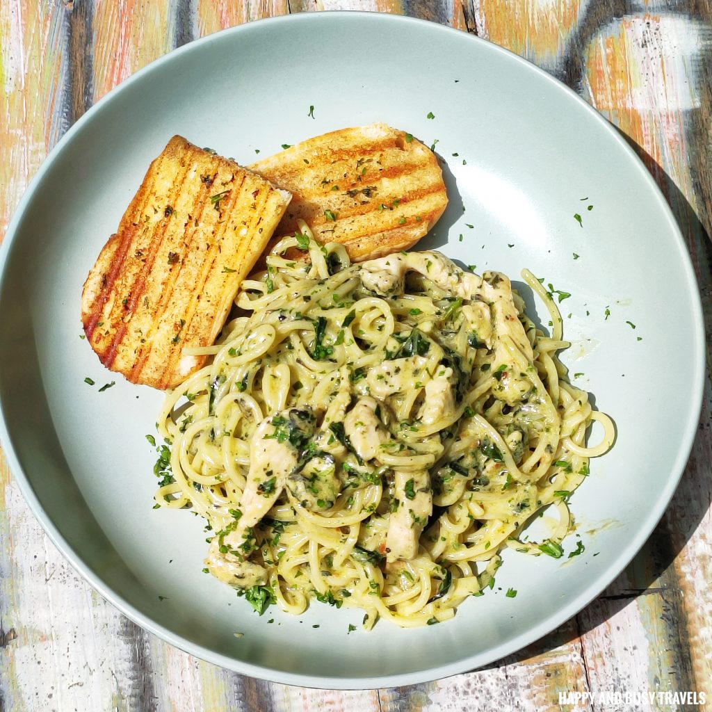 Creamy Chicken PEsto PAsta Talaarawan Farm Cafe - Happy and Busy Travels Where to eat in silang cavite