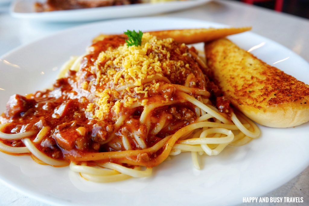 spaghetti bolognese Fat Cousins Diner Tagaytay - Where to eat in Tagaytay - Unlimited - Happy and Busy Travels