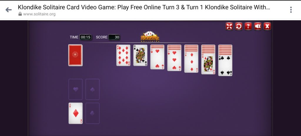 Klondike Solitaire Games - What to do if bored waiting - Happy and Busy Travels