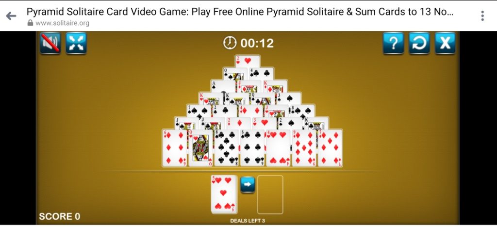 Pyramid Solitaire Games - What to do if bored waiting - Happy and Busy Travels