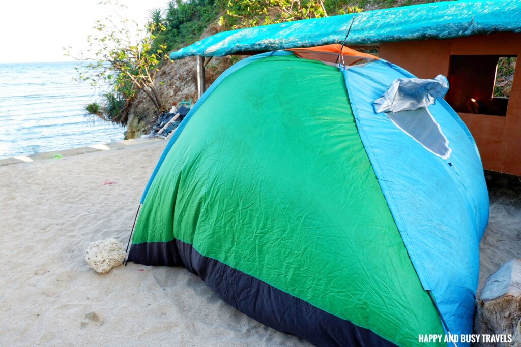 tent Calumbuyan Point - Happy and Busy Travels Where to Stay in Calatagan Batangas