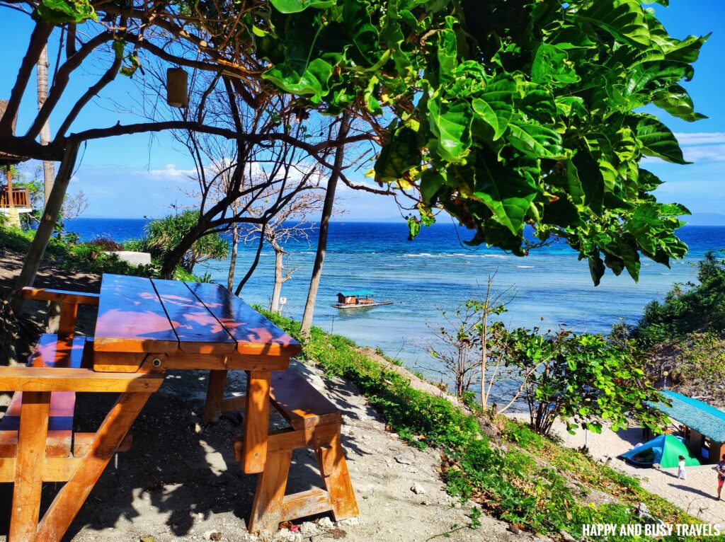 picnic table Calumbuyan Point - Happy and Busy Travels Where to Stay in Calatagan Batangas