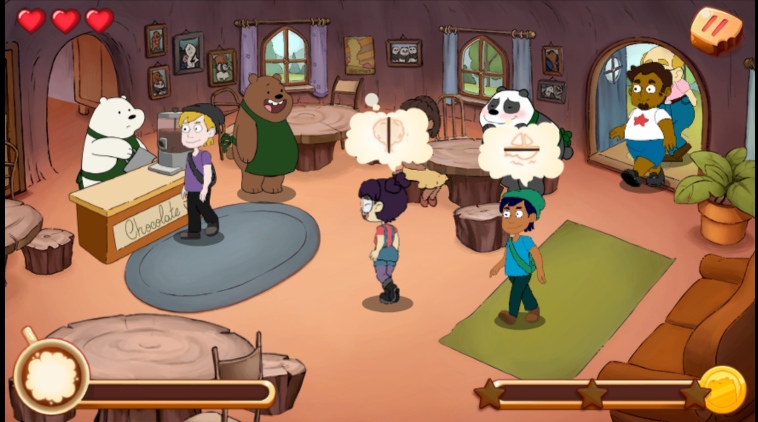 Culinary Schools Games - We bare bears Chocolate Artist - Happy and Busy Travels Free online Games