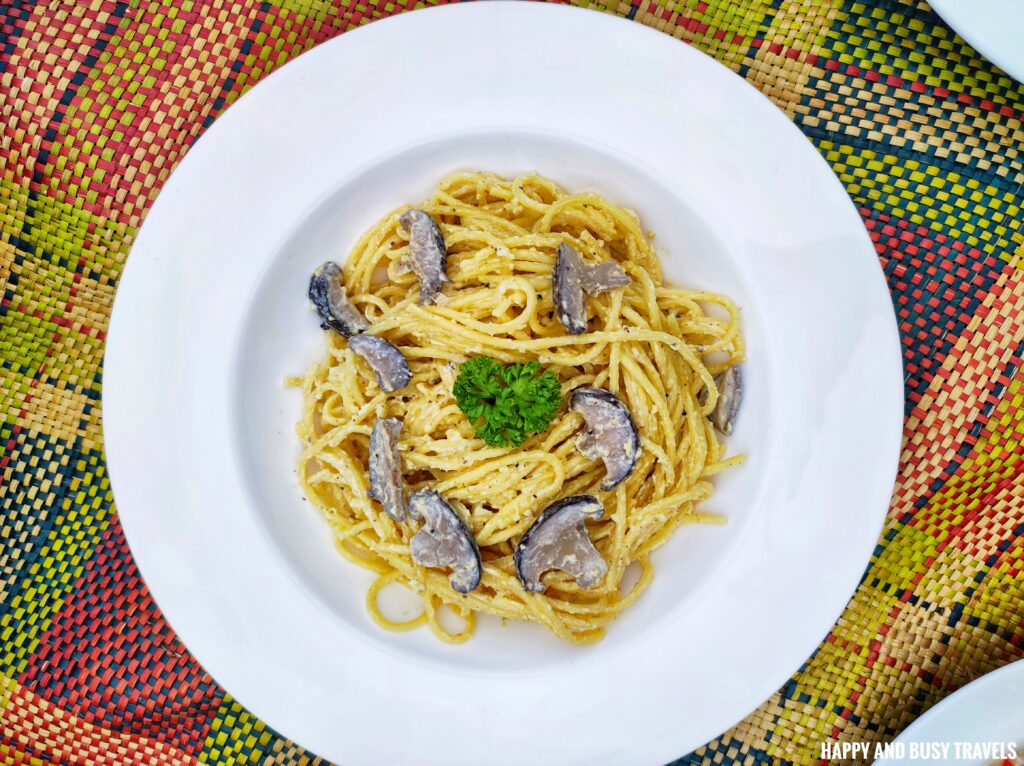 Truffle Mushroom Pasta Harvest Kitchen and Cafe - Where to eat in Indang Tagaytay Silang Cavite - Happy and Busy Travels