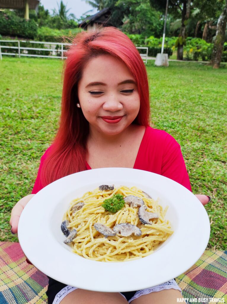 Truffle Mushroom Pasta Harvest Kitchen and Cafe - Where to eat in Indang Tagaytay Silang Cavite - Happy and Busy Travels