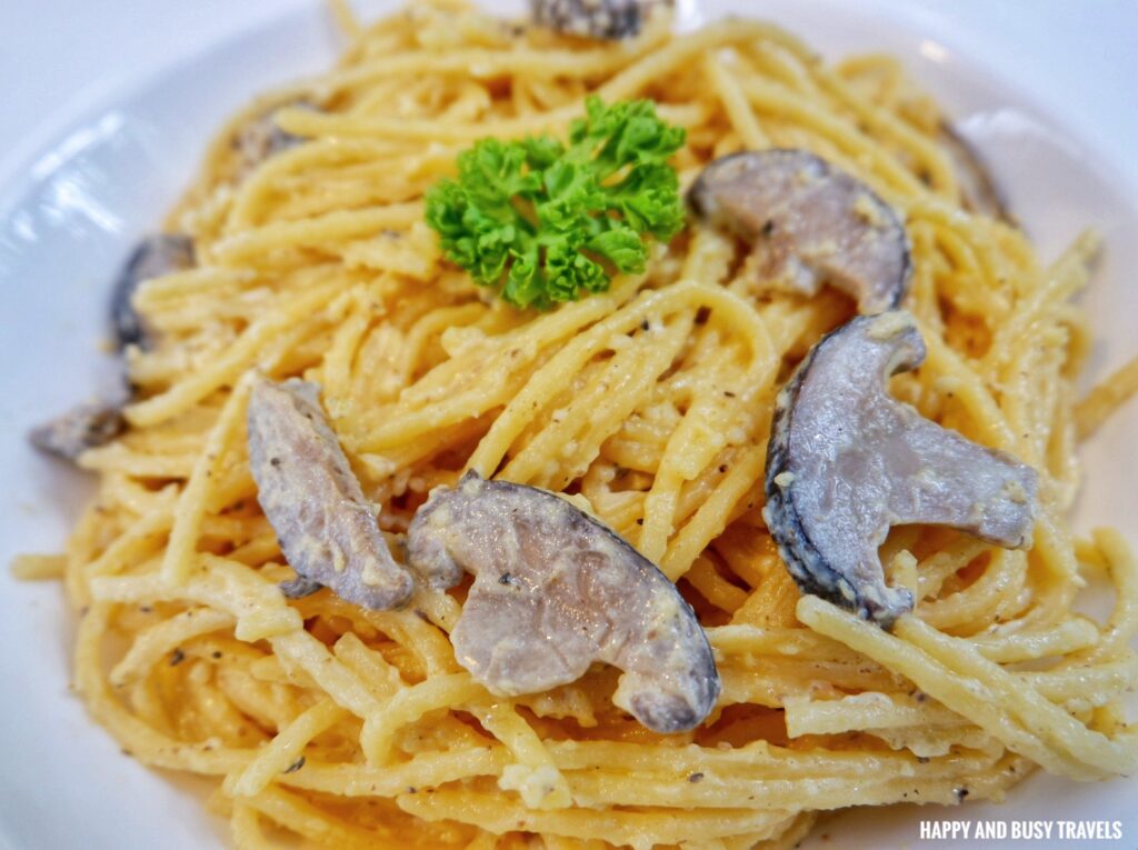 Truffle Mushroom Pasta Harvest Kitchen and Cafe - Where to eat in Indang Tagaytay Silang Cavite - Happy and Busy Travels