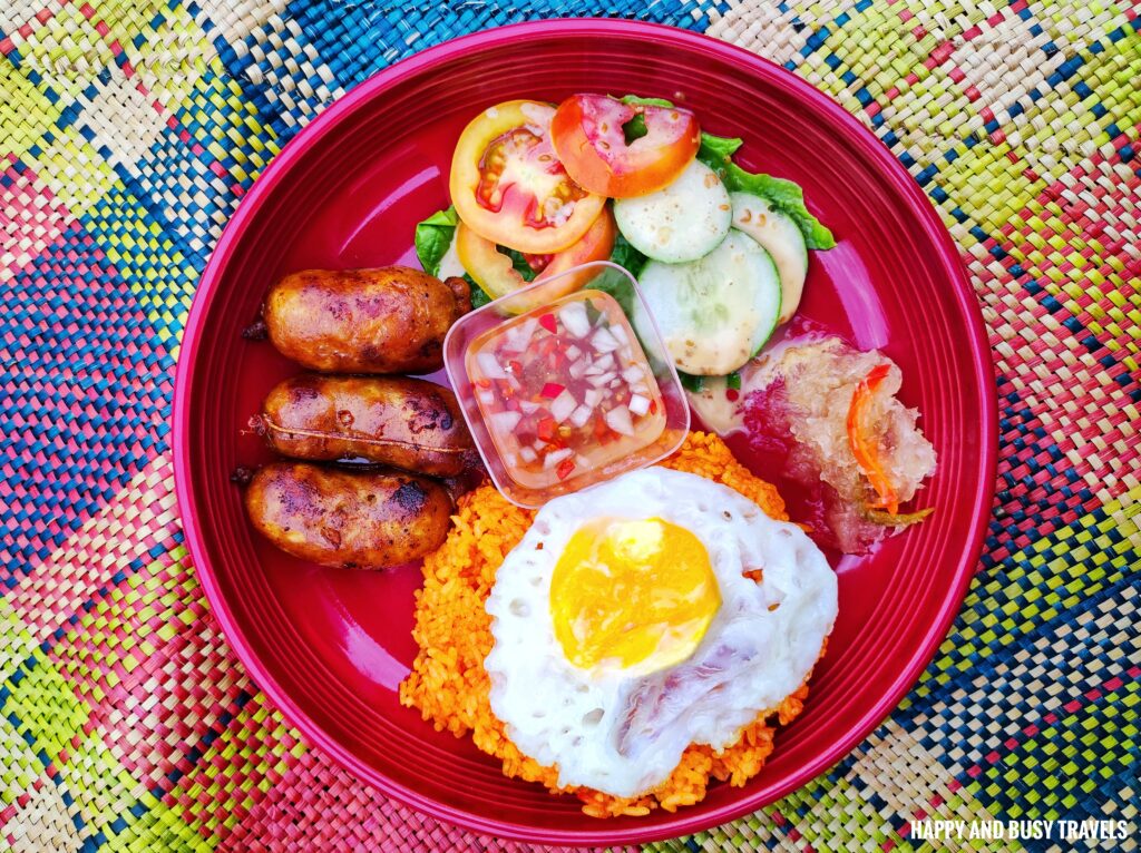 Garlic longganisa all day breakfast Harvest Kitchen and Cafe - Where to eat in Indang Tagaytay Silang Cavite - Happy and Busy Travels