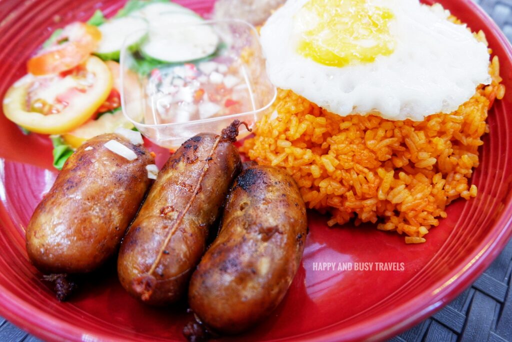 Garlic longganisa all day breakfast Harvest Kitchen and Cafe - Where to eat in Indang Tagaytay Silang Cavite - Happy and Busy Travels