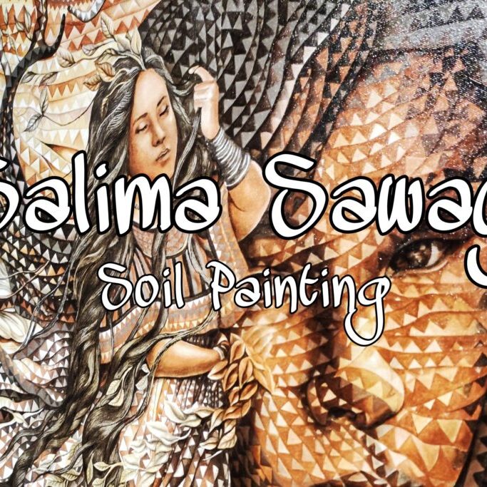 Salima Saway Soil Painting - Happy and Busy Travels to Bukidnon
