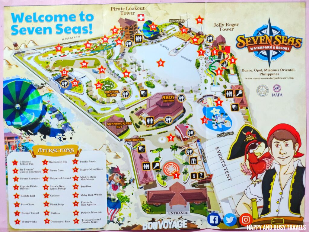 guide map Seven Seas Waterpark and Resort - Where to go in CDO Cagayan De Oro Tourist Spots - Happy and Busy Travels