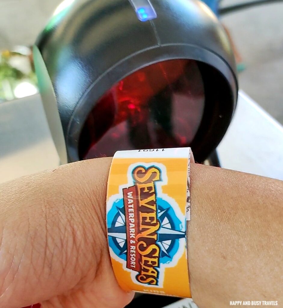 wristband Seven Seas Waterpark and Resort - Where to go in CDO Cagayan De Oro Tourist Spots - Happy and Busy Travels