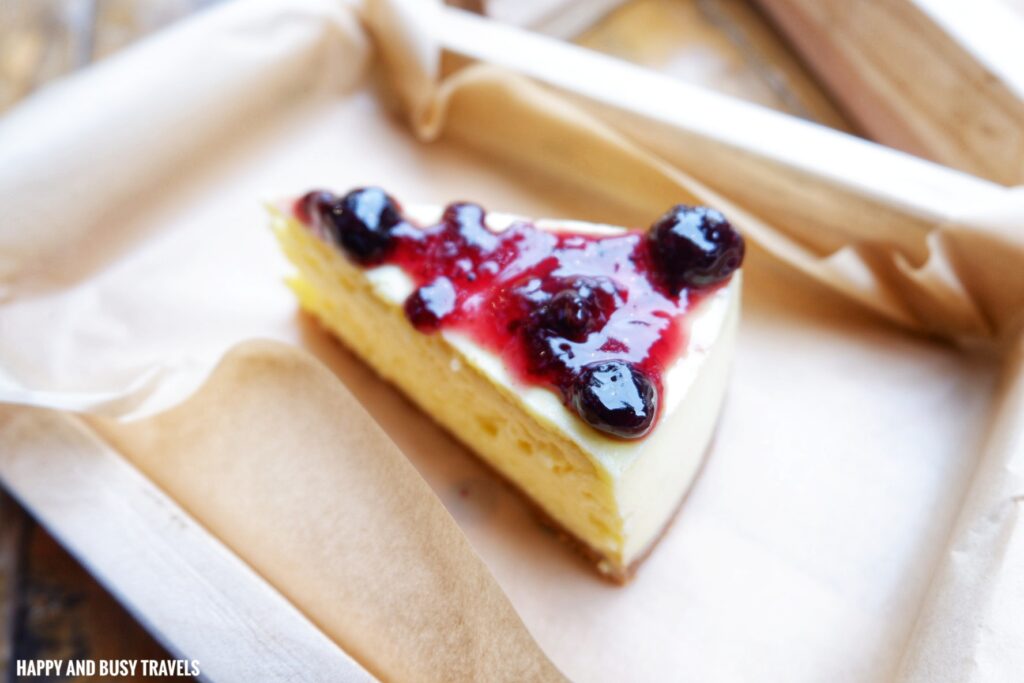 blueberry cheesecake Fiore Cafe Egg Rush - Where to eat in Alfonso - Happy and Busy Travels